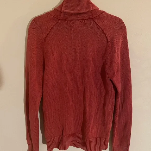 Cozy knit American Eagle Cardigan - soft red color - Small - Picture 3 of 3
